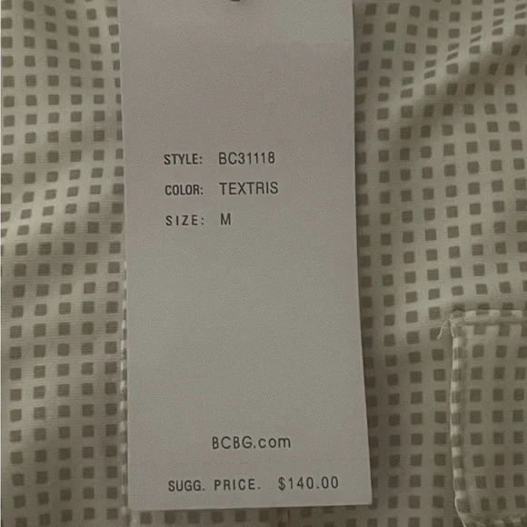 BCBG Max Azria Top Medium Textris New NWT - Picture 5 of 5